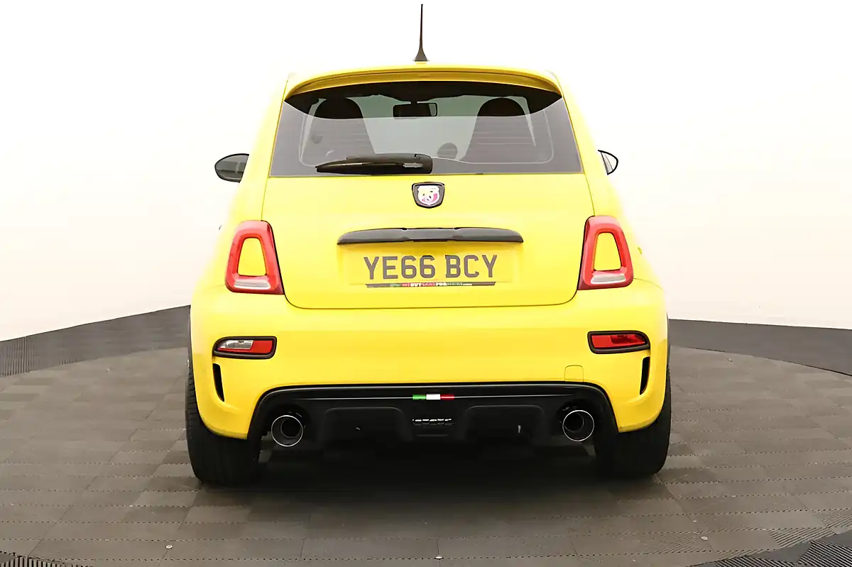 Used 2016 Abarth 595 Yellow - Interior and Exterior details 5
