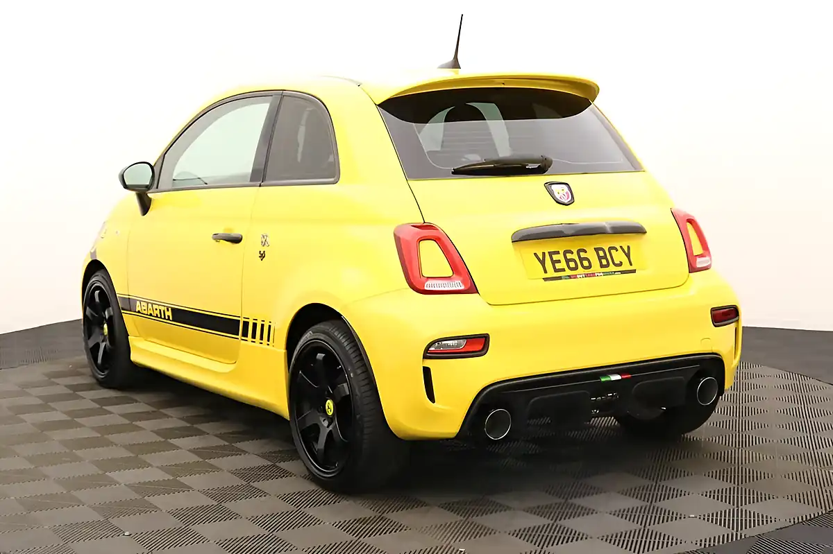 Used 2016 Abarth 595 Yellow - Interior and Exterior details 6