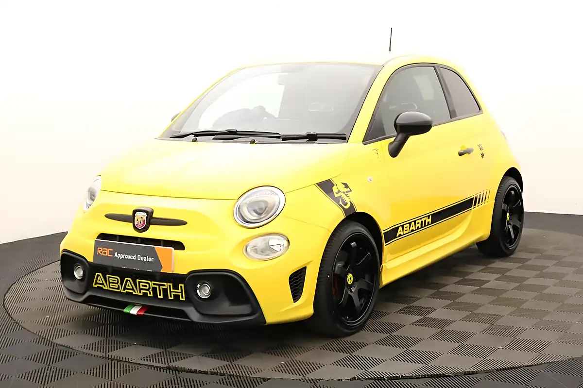 Used 2016 Abarth 595 Yellow - Interior and Exterior details 8