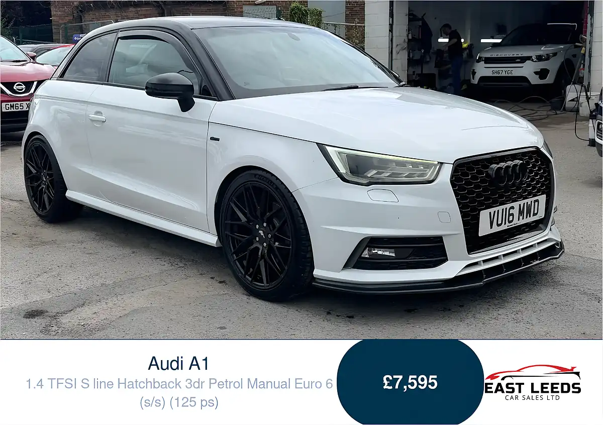 Used 2016 Audi A1 S Line White - Front View