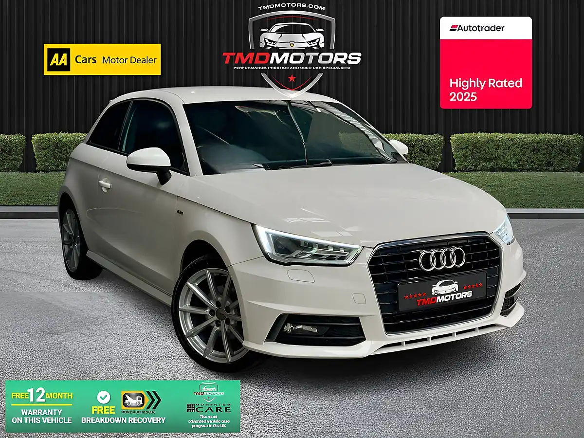 Used 2016 Audi A1 S Line White - Front View