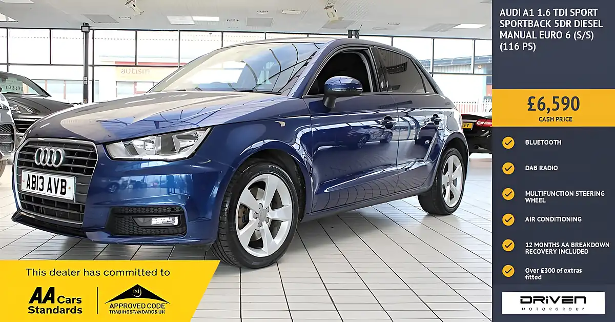 Used 2016 Audi A1 Sport Blue - Front View