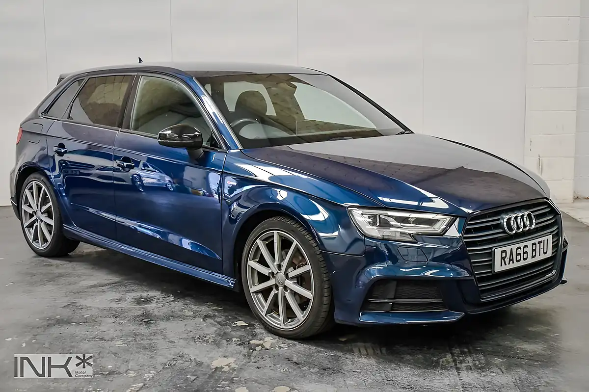 Used 2016 Audi A3 Black Edition Blue - Front View