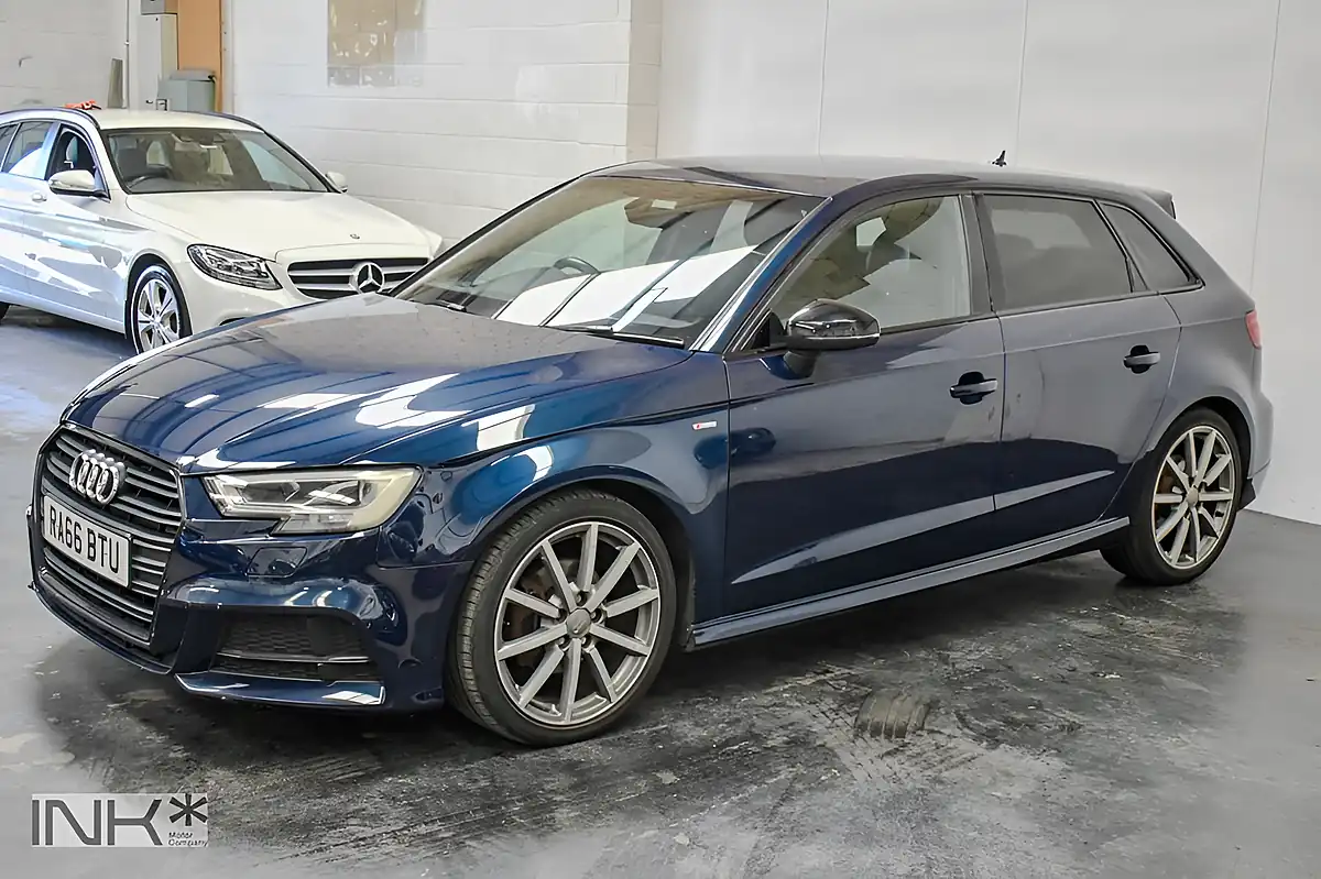 Used 2016 Audi A3 Black Edition Blue - Interior and Exterior details 5