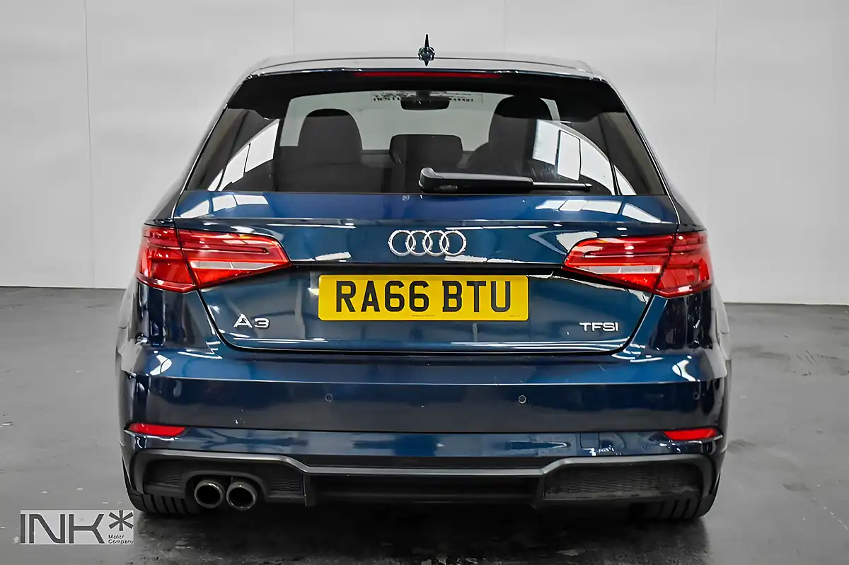 Used 2016 Audi A3 Black Edition Blue - Interior and Exterior details 7
