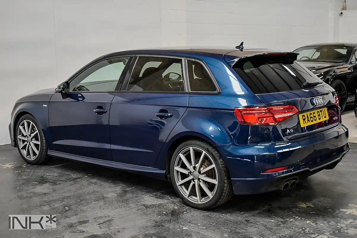 Used 2016 Audi A3 Black Edition Blue - Interior and Exterior details 8