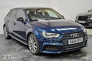 Used 2016 Audi A3 Black Edition Blue - Interior and Exterior details 9