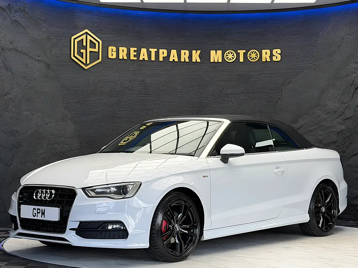 Used 2016 Audi A3 Cabriolet S Line White - Front View