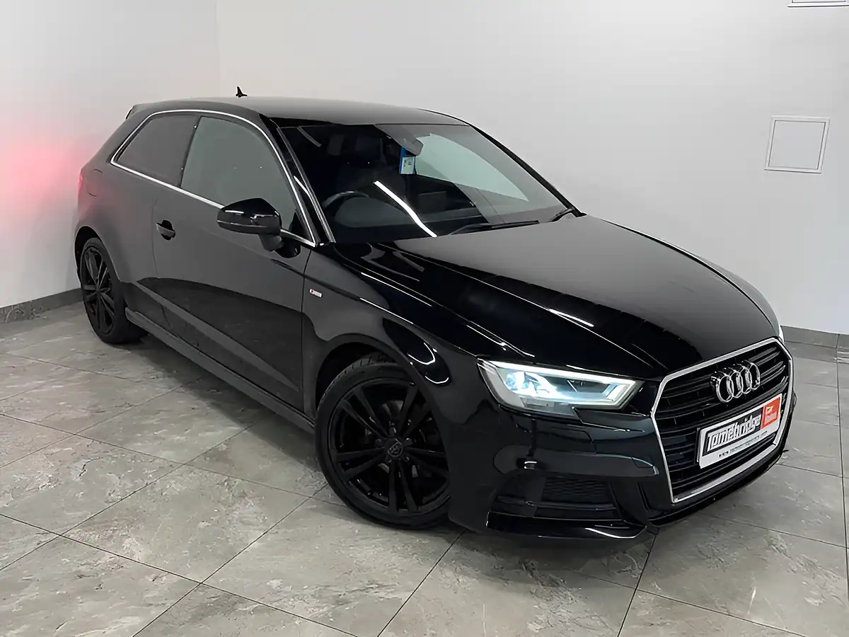 Used 2016 Audi A3 S Line Black - Front View
