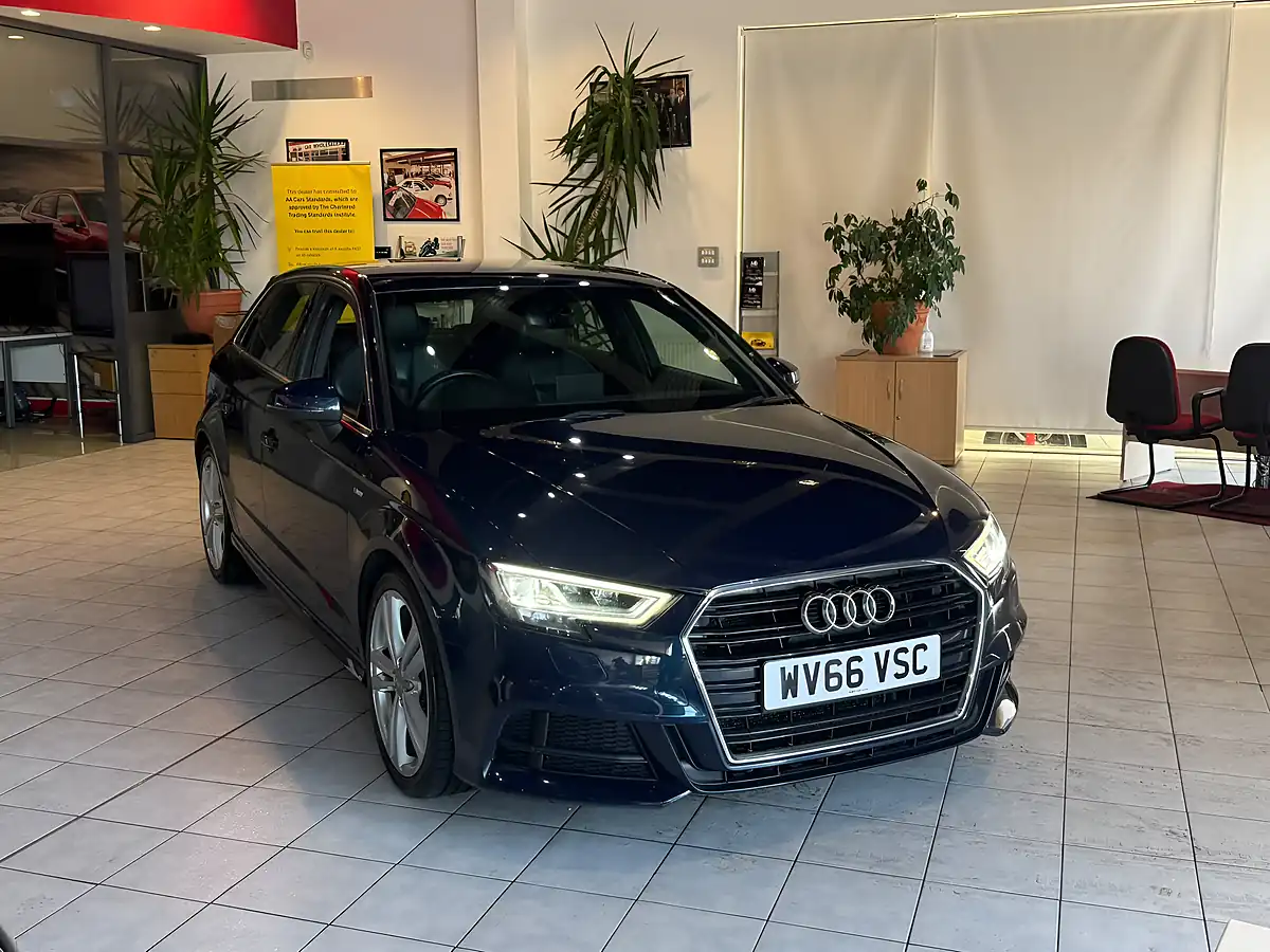 Used 2016 Audi A3 S Line Blue - Interior and Exterior details 2
