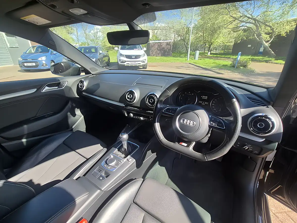 Used 2016 Audi A3 S Line Brilliant Black - Interior and Exterior details 15