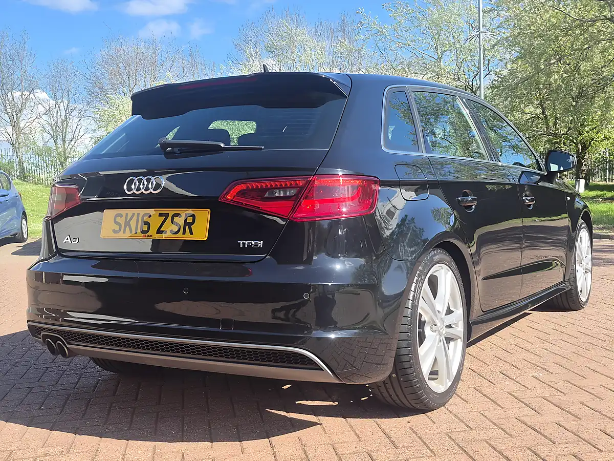 Used 2016 Audi A3 S Line Brilliant Black - Interior and Exterior details 5