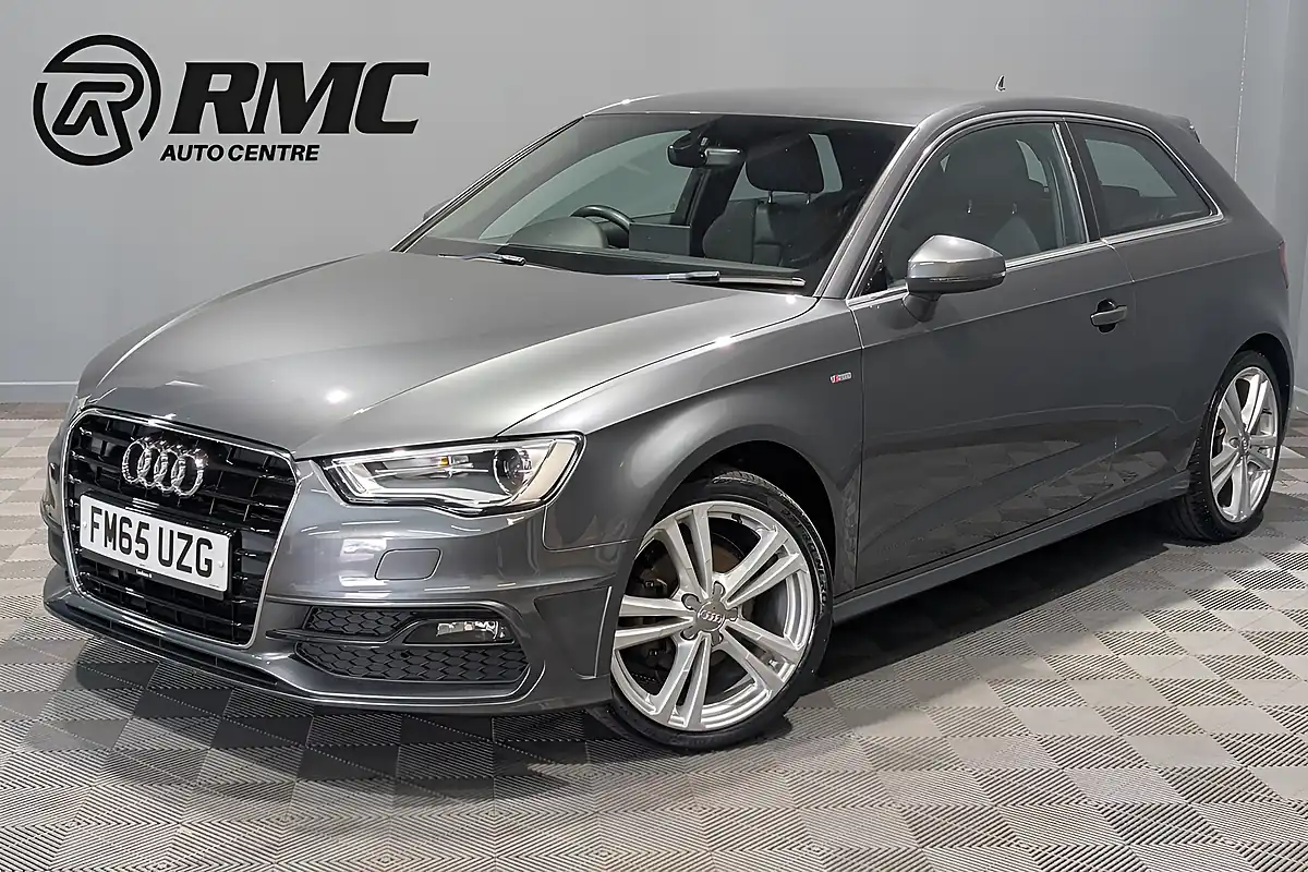 Used 2016 Audi A3 S Line Grey - Front View