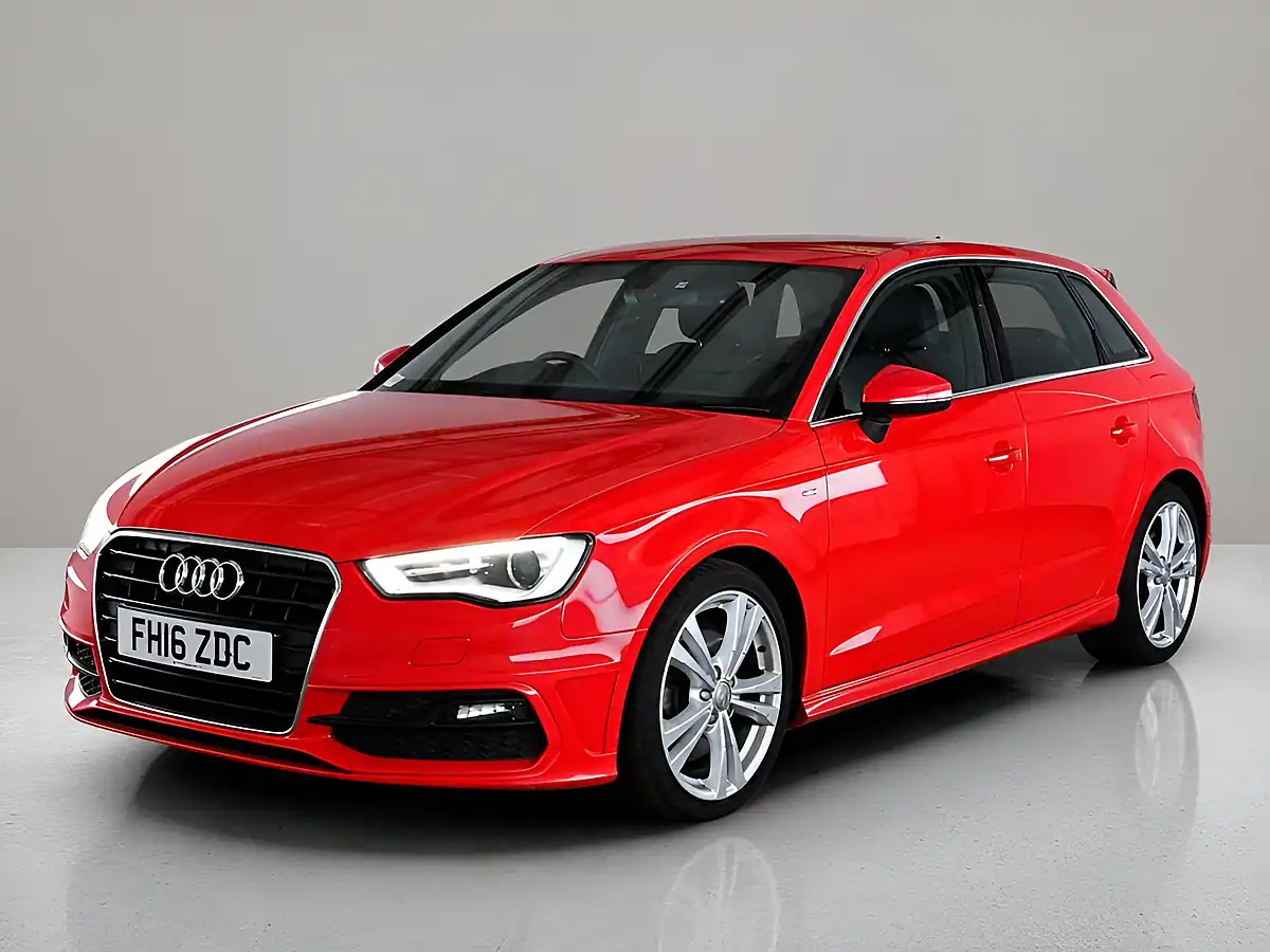 Used 2016 Audi A3 S Line Red - Front View