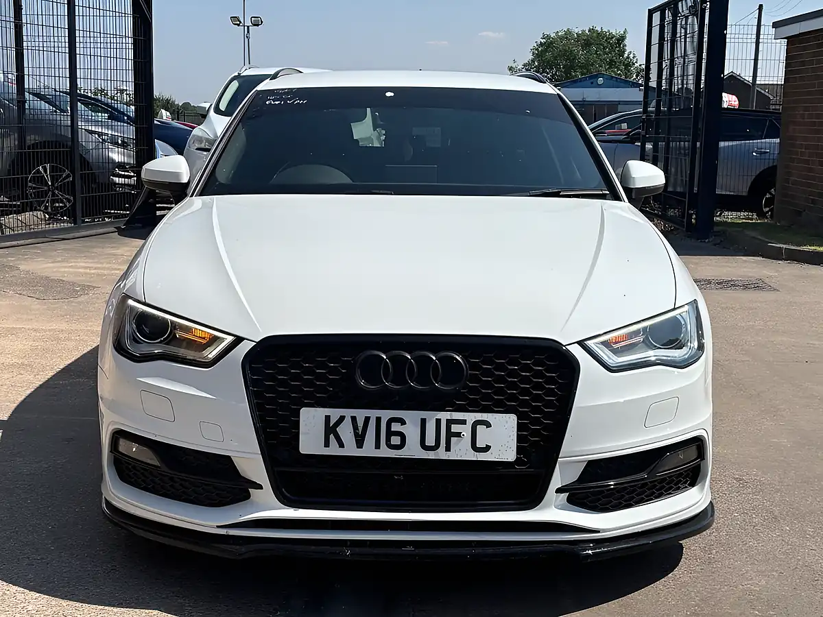 Used 2016 Audi A3 S Line Sportback White - Interior and Exterior details 2