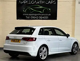 Used 2016 Audi A3 S Line White - Interior and Exterior details 3