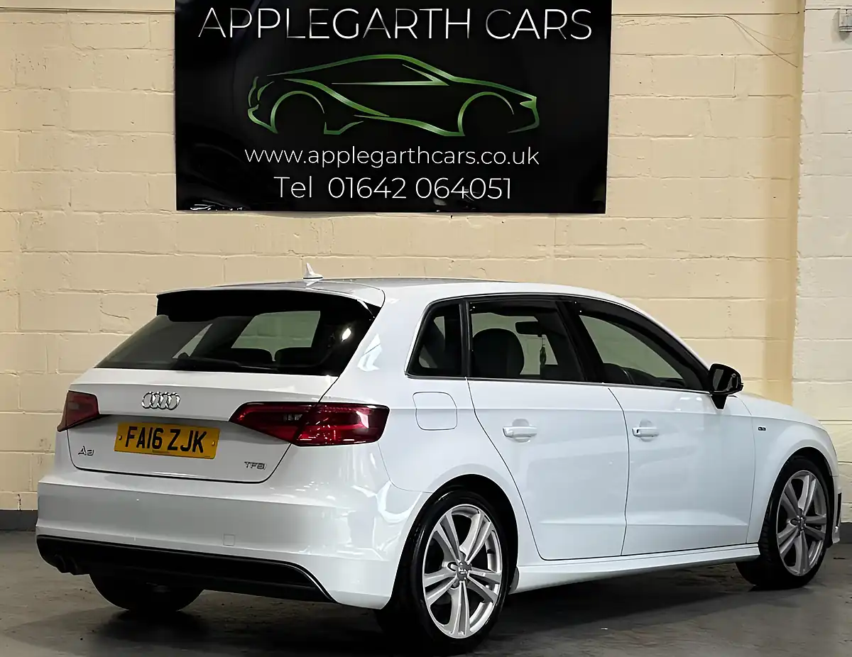 Used 2016 Audi A3 S Line White - Interior and Exterior details 3