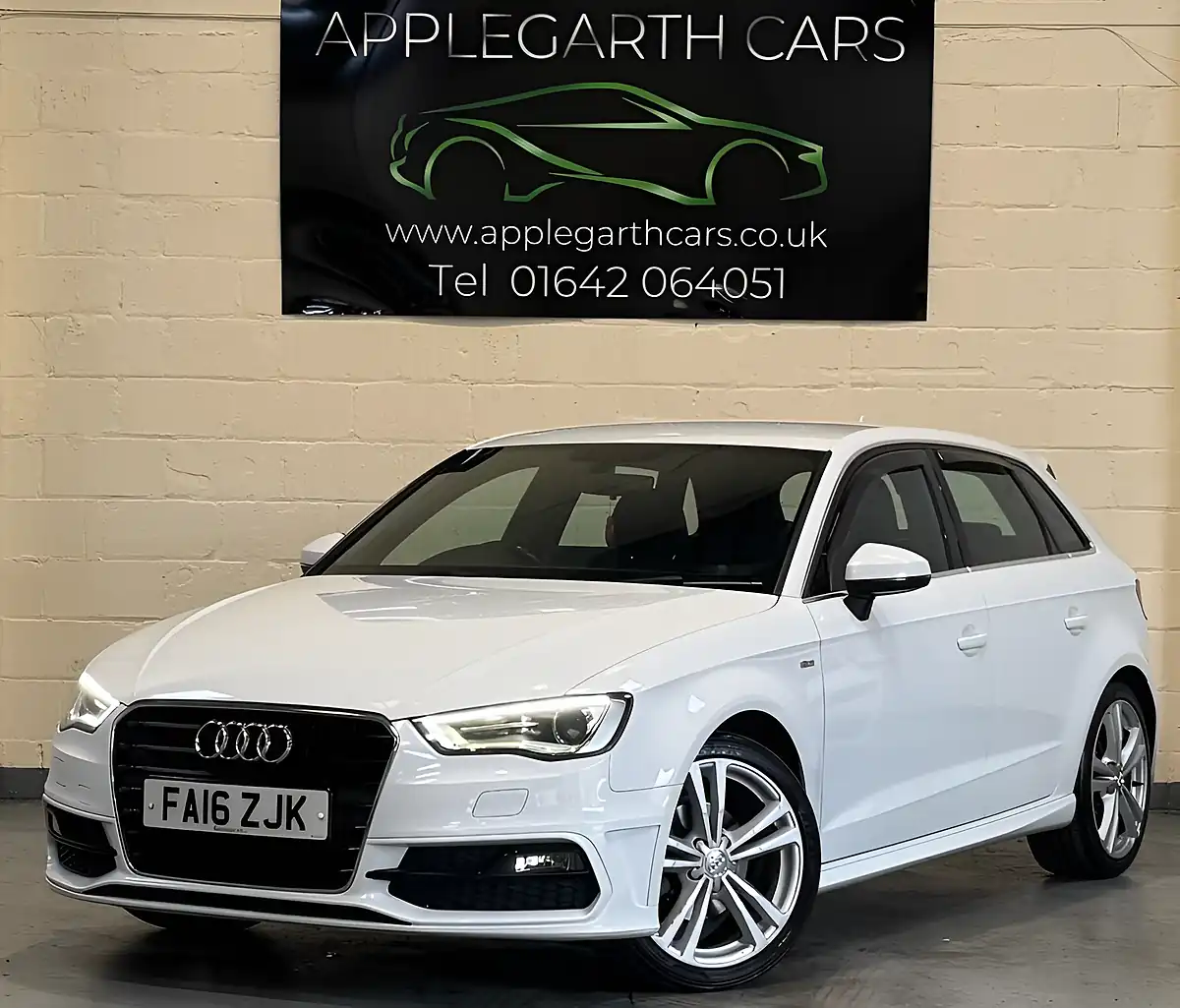 Used 2016 Audi A3 S Line White - Interior and Exterior details 5