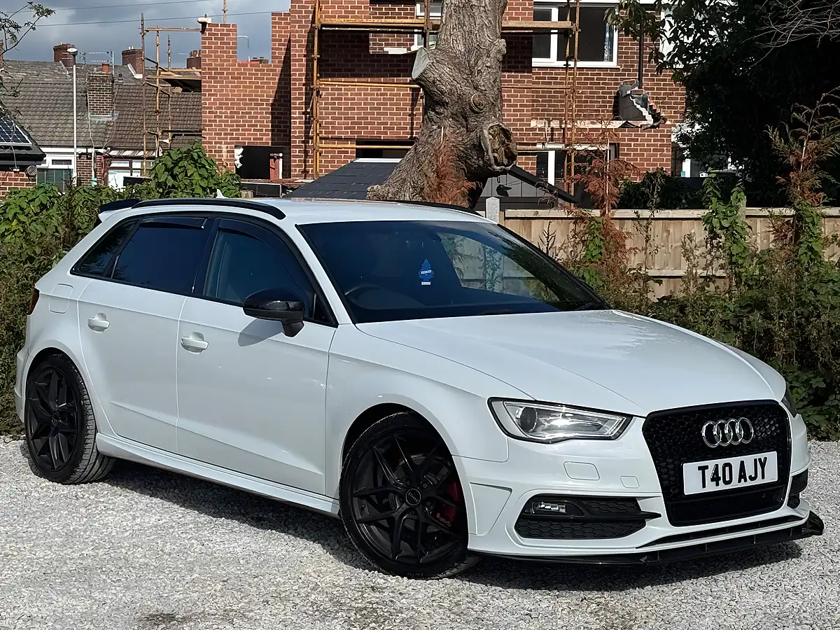 Used 2016 Audi A3 S Line White - Interior and Exterior details 9