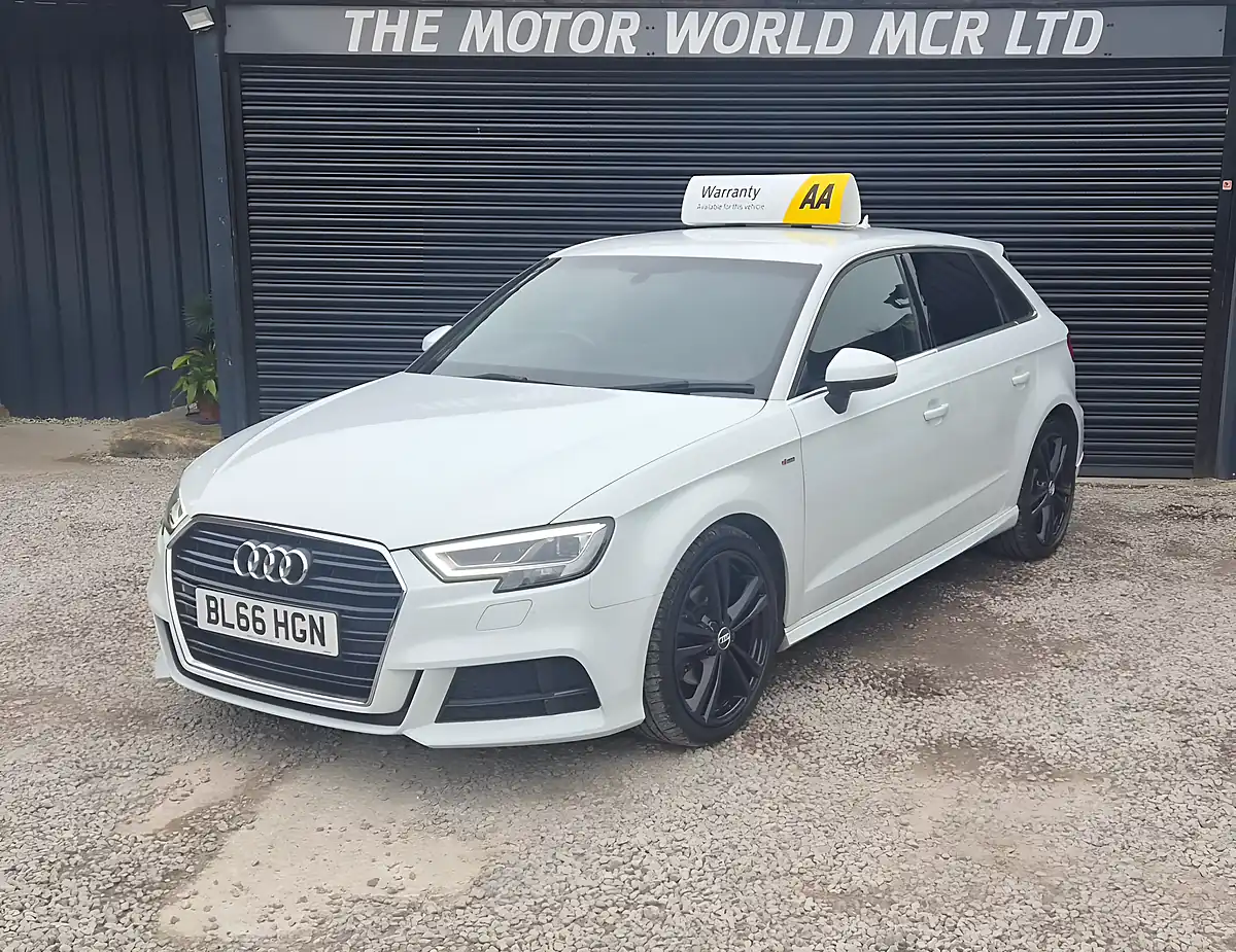 Used 2016 Audi A3 S Line White - Interior and Exterior details 9