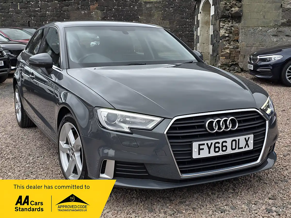 Used 2016 Audi A3 Sport Nano Grey Metallic - Front View