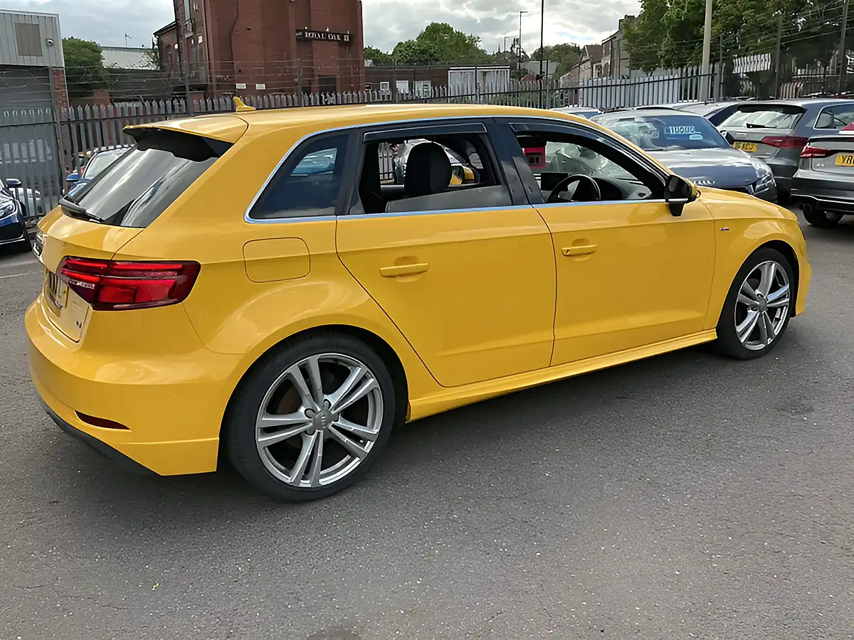 Used 2016 Audi A3 Sportback S Line Yellow - Interior and Exterior details 2
