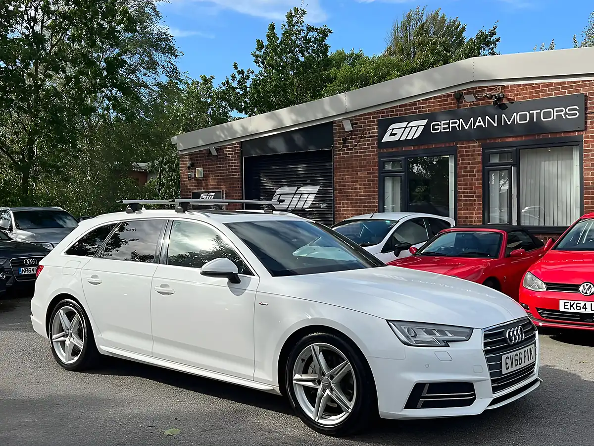 Used 2016 Audi A4 Avant S Line White - Front View