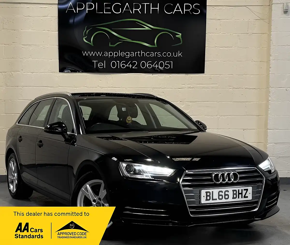 Used 2016 Audi A4 Avant Sport Black - Front View