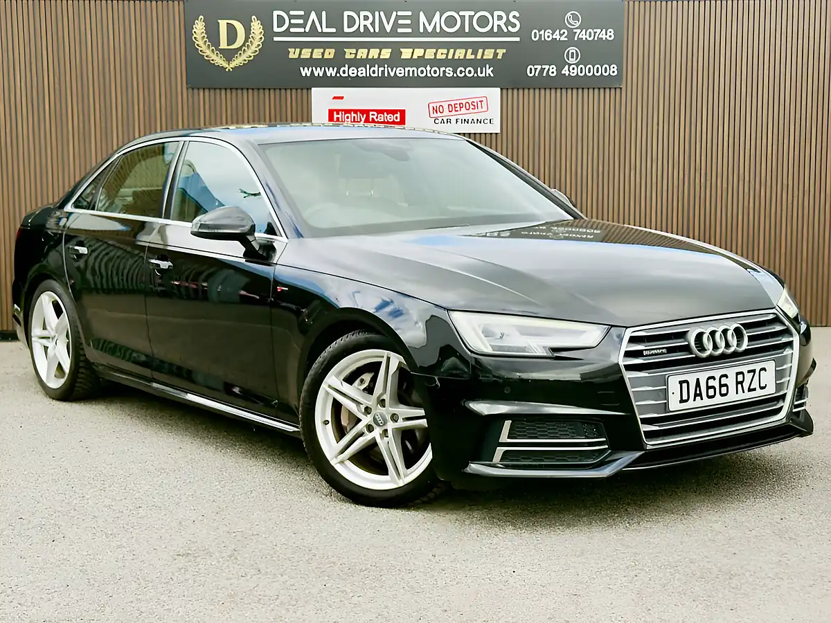 Used 2016 Audi A4 S Line Black - Front View