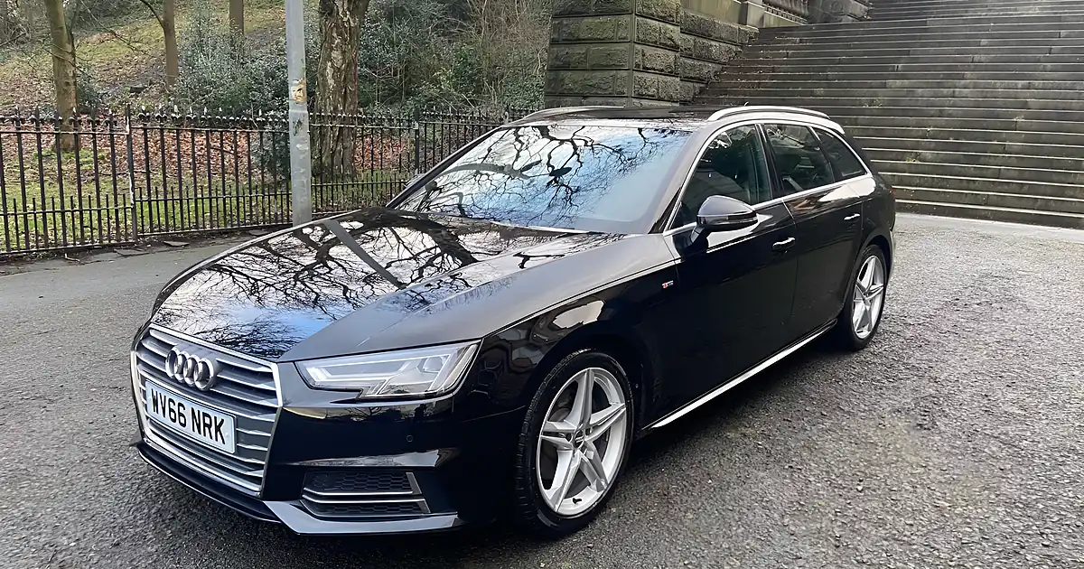 Used 2016 Audi A4 S Line Black - Front View