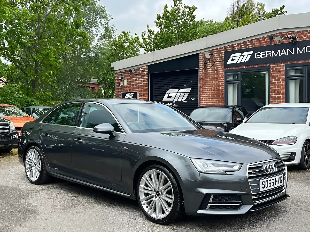 Used 2016 Audi A4 S Line Grey - Front View
