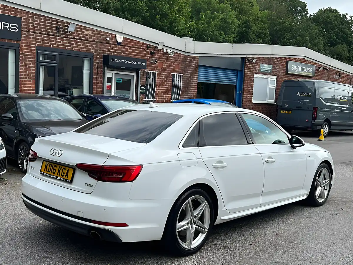 Used 2016 Audi A4 S Line White - Interior and Exterior details 6