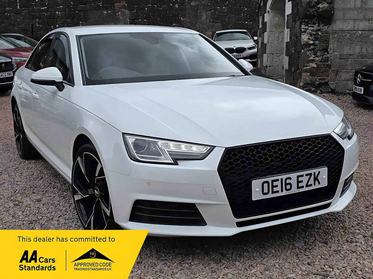 Used 2016 Audi A4 Sport Ibis White - Front View
