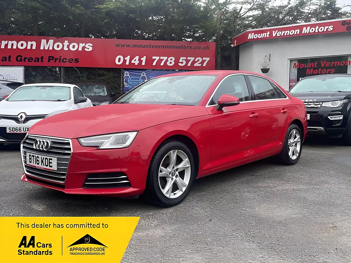 Used 2016 Audi A4 Sport Red - Front View