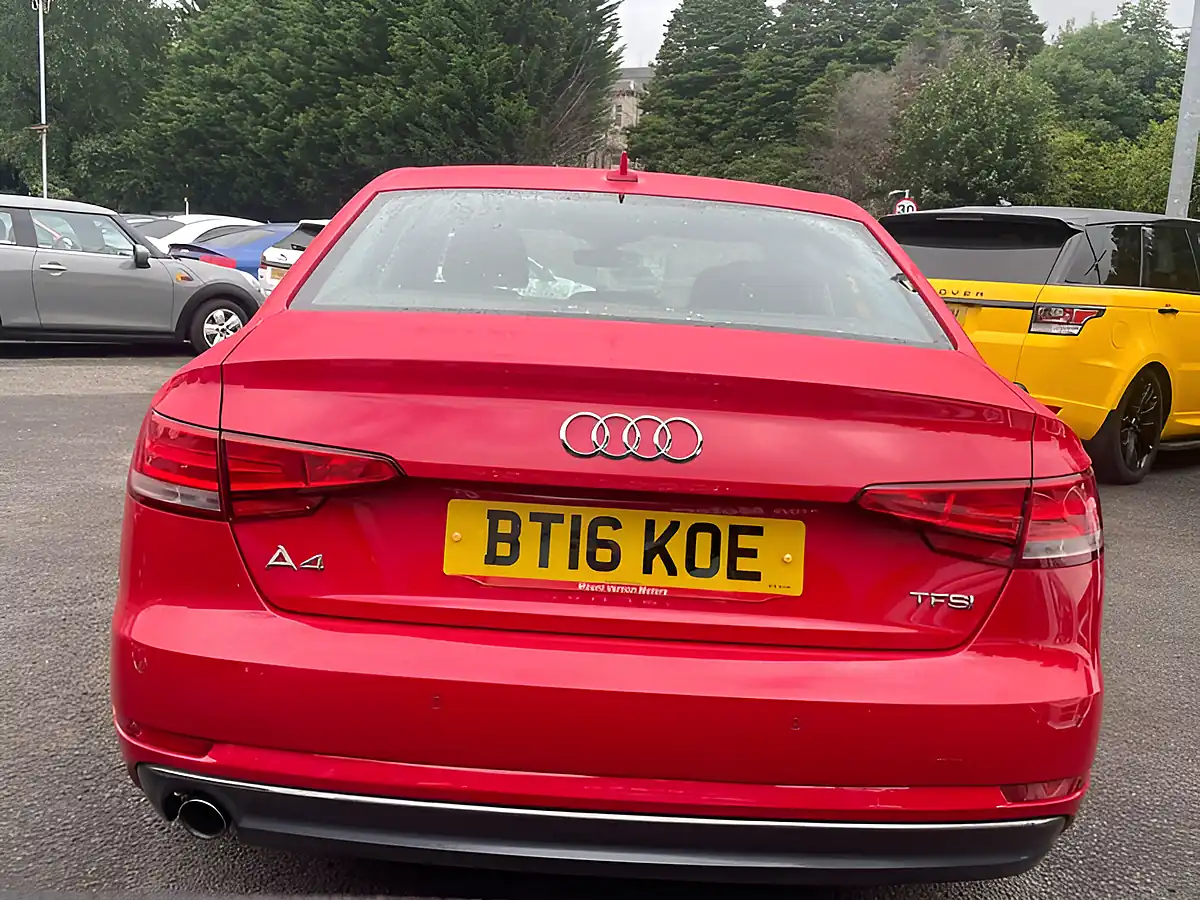 Used 2016 Audi A4 Sport Red - Interior and Exterior details 7