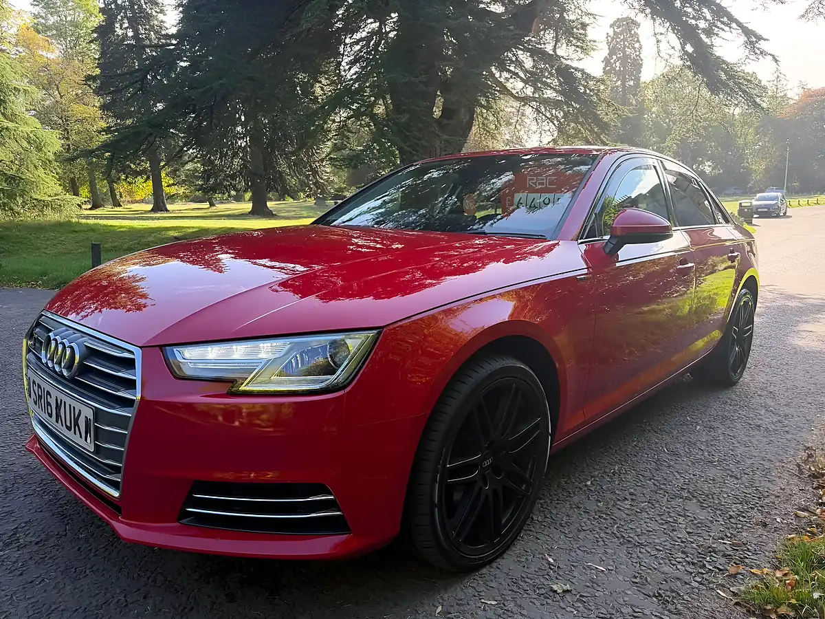 Used 2016 Audi A4 Sport Red - Interior and Exterior details 2