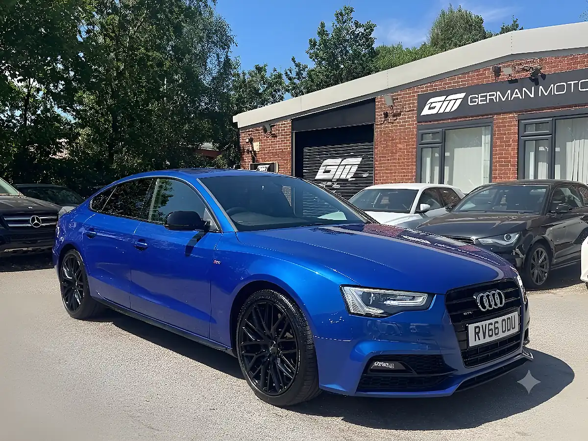 Used 2016 Audi A5 Black Edition Plus Blue - Front View