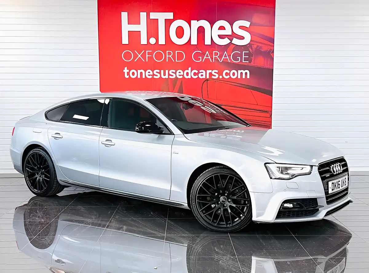 Used 2016 Audi A5 Black Edition Plus Silver - Front View