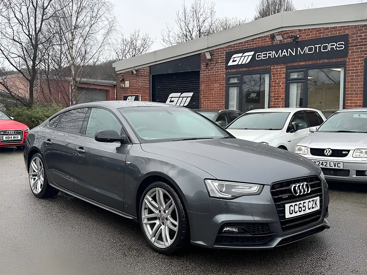 Used 2016 Audi A5 Black Edition Plus Sportback Grey - Front View