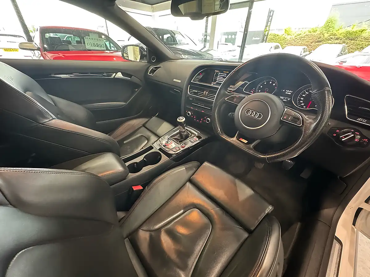 Used 2016 Audi A5 Black Edition Plus White - Interior and Exterior details 9