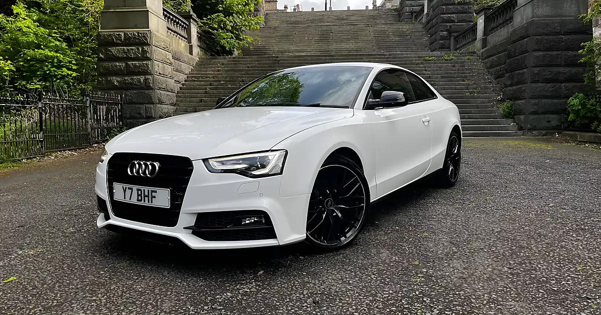 Used 2016 Audi A5 Black Edition+ White - Front View