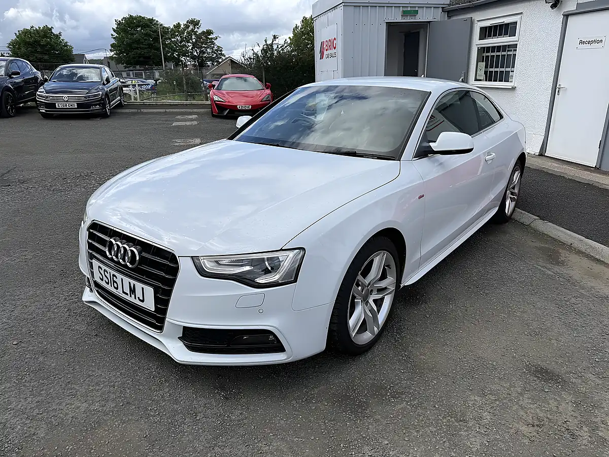 Used 2016 Audi A5 S Line White - Interior and Exterior details 3