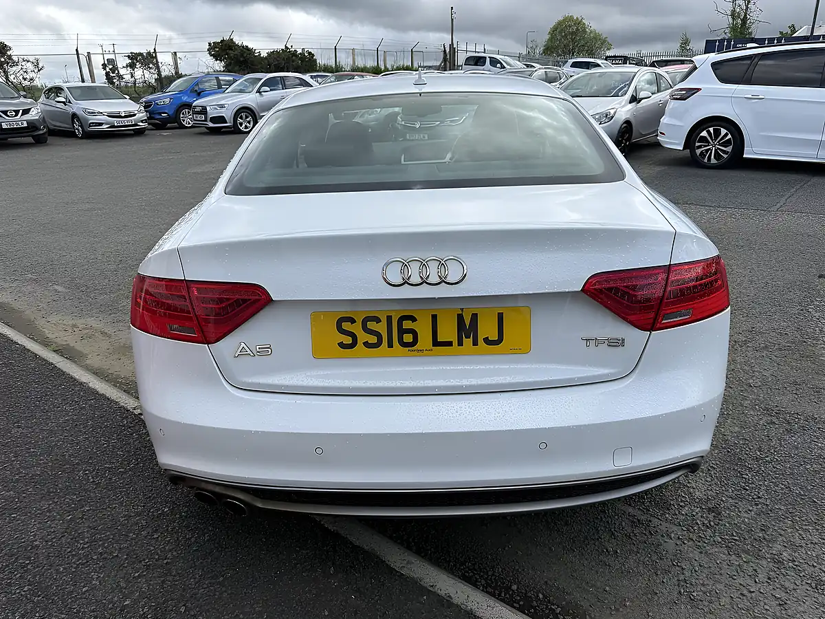 Used 2016 Audi A5 S Line White - Interior and Exterior details 5