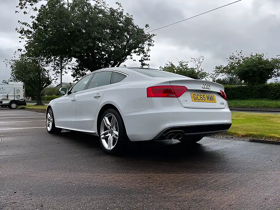 Used 2016 Audi A5 S Line White - Interior and Exterior details 3