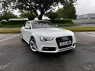 Used 2016 Audi A5 S Line White - Interior and Exterior details 4