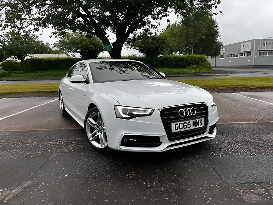 Used 2016 Audi A5 S Line White - Interior and Exterior details 4