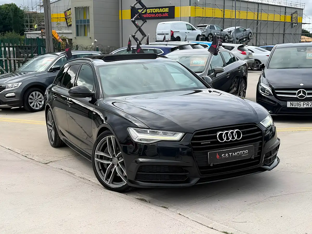 Used 2016 Audi A6 Avant Black Edition Black - Front View