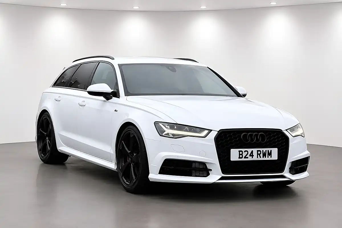 Used 2016 Audi A6 Avant Black Edition White - Front View
