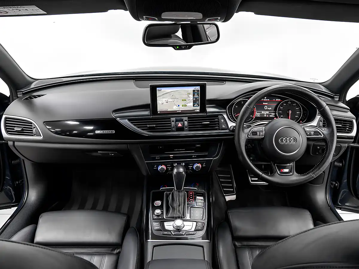 Used 2016 Audi A6 Black Edition Aviator Blue - Interior and Exterior details 12