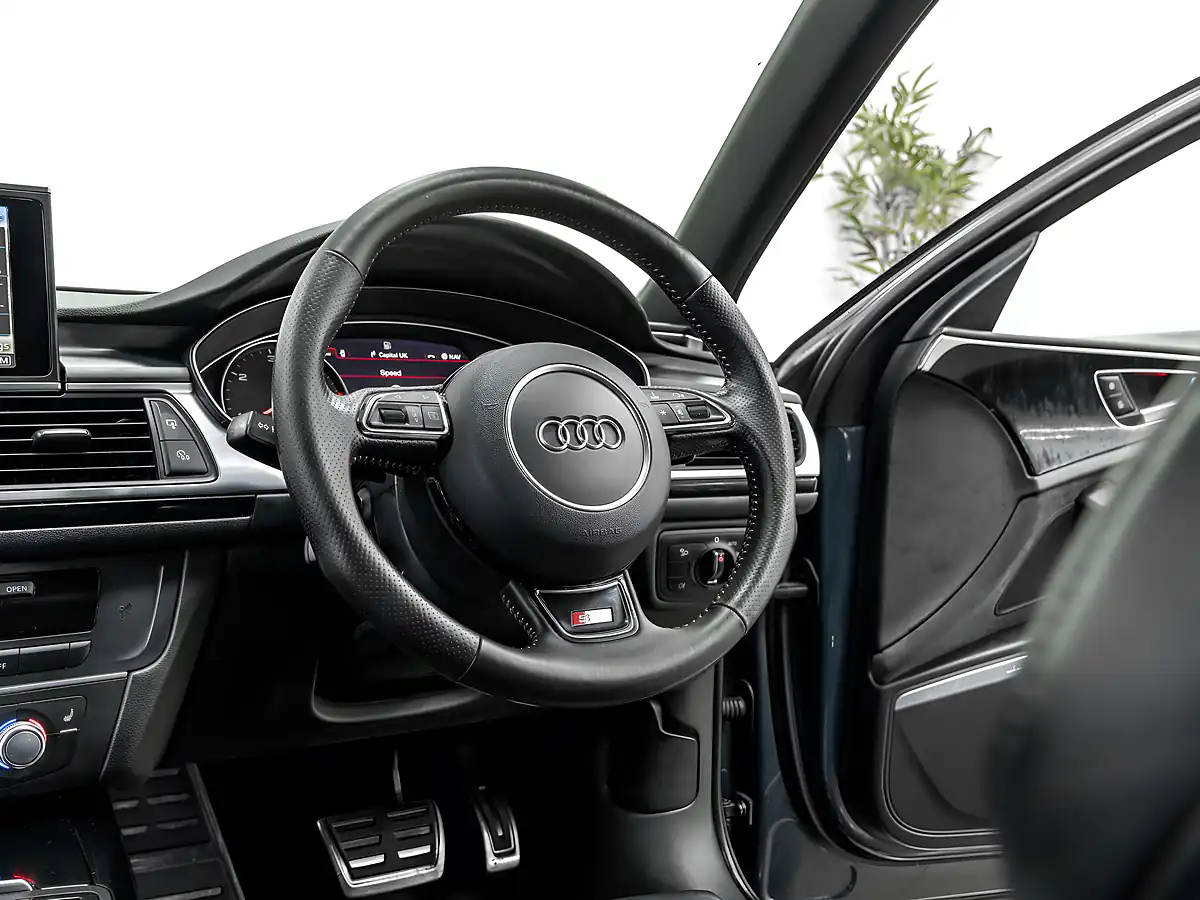 Used 2016 Audi A6 Black Edition Aviator Blue - Interior and Exterior details 13